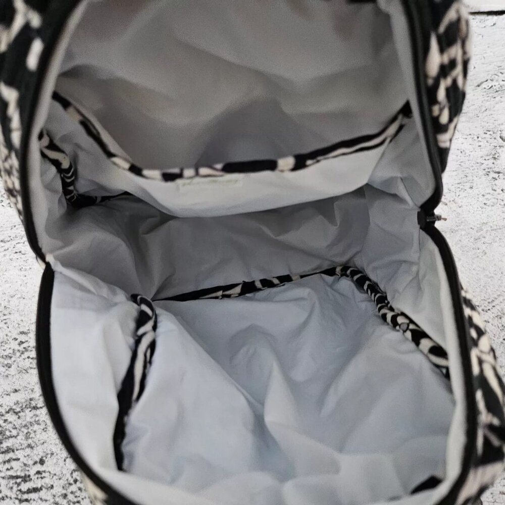 Vera Bradley Women Lunch Bag Black/White Floral Bag - Picture 11 of 14